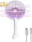 3000V Electric Mosquito Zapper, 2-in-1 Fly Swatter, Type-C Charging, LED Lamp