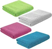 4Pcs Cooling Towel Breathable Soft Chilly Towel Microfiber Towel for Workout Gym