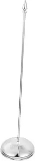 Gogogmee Durable Flag Pole Support Base for Office Desk Conference Table and Event Decor Silver Finish for Enhanced Visual Appeal