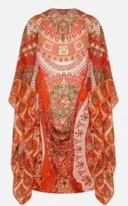 Camilla Kaftan Silk Shrug Shawl Wrap New With Tag