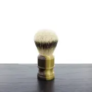 West Coast Shaving Tortoiseshell Collection Torch Shaving Brush, Silvertip