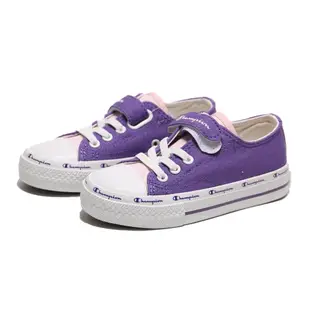 CHAMPION 童鞋 帆布鞋 紫色 休閒 中童 KFLS137095