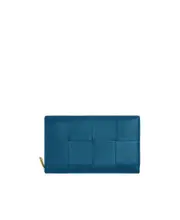 Cassette zipper wallet One size Blue