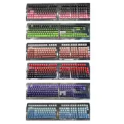 Ergonomic OEM Keycaps Smooth Color for Mechanical Keyboard Workers