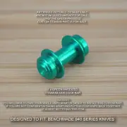 Benchmade 940-1 Osborne Custom Titanium Axis Lock Bar Anodized - GREEN