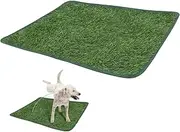 BESPORTBLE Dog Grass Mat Replaceable Pet Pee Pads Artificial Grass Leakproof for Dogs Cats