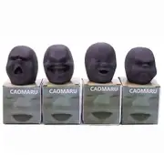 New 4pcs Decompression Face Ball Doll Trick Anti Stress Tpr Squeezing Toy Funny Caomaru ES2426 TA