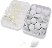16 Pcs Quilt Fixing Clips，Safe Soft Needle， Duvet Cover Clips, Mushroom Round Fixing Clips with Buttons,Bedroom Duvet Fixing Holder Quilt Cover Pins with Box 32 Soft Needles and 4 Steel Needles Pink