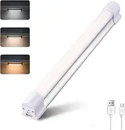 LETOUR Camping Light, LED Tube Magnetic Work Light Bar 120W Camping Lights for Tents 8000Lumens 3 Lighting Modes Camping Lantern USB Rechargeable Portable Lights (120W)