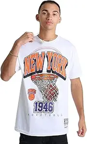 Mitchell & Ness Men's York Knicks NBA Swagger Graphic T-Shirt