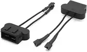 uxcell 2Pcs Plastic Car Horn Speaker Adapter Wiring Harness Pigtail Socket for Volkswagen