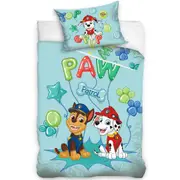 Paw Patrol Green Balloons Quilt Cover Set for Cot or Toddler Bed