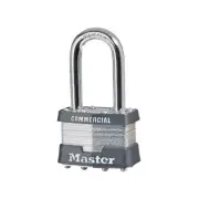 Master Lock Commercial Padlock 1KALF 1-1/2" Shackle Keyed Alike: A915