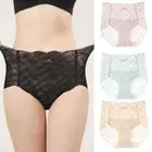 Sweet Lace Panties for Women Wavy Edge High Waist Underwear Women