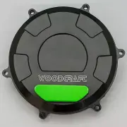 DUCATI 2016-2019 959 PANIGALE WOODCRAFT RIGHT SIDE CLUTCH COVER - GREEN PLATE