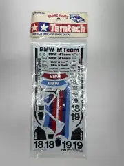 Vintage Tamiya Tamtech 1/24 BMW GTP sticker decal set
