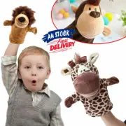 Kid Soft Plush Puppets Gif Children Toy Animal Wildlife Hand Gloves