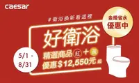 在飛比找Yahoo!奇摩拍賣優惠-《振勝網》凱撒衛浴 好衛浴 金級省水 詢問優惠中! 馬桶+臉