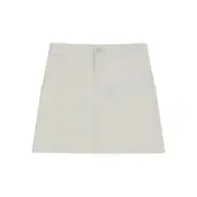 [Gucci] Gucci Web-detail Mini Skirt 8 A WHITE