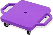 Kids Scooter Board with Handles Swivel Castors Square Plastic Floor Surfer for Physical Education Kids Physical Education Home Use