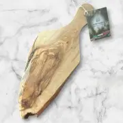 Arte Legno Italy New Olive Wood Cheese Charcuterie Serving Board w/Handle 14"