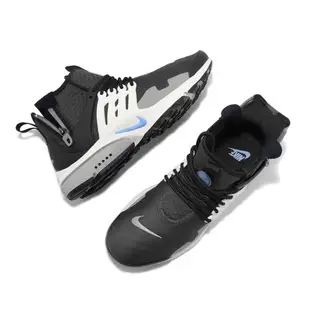 Nike 休閒鞋 Air Presto Mid Utility 男鞋 黑 高筒 襪套式 支撐 經典 DC8751-002