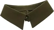 [FOMIYES] Fashionable Army Green Detachable Collar Elegant Choker for Women's Shirts