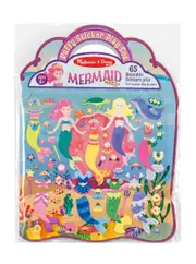 Melissa & Doug Reusable Puffy Sticker Play Set - Mermaid