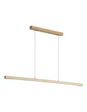 [Oriel Lighting] Caber LED Pendant Light Ash Wood 120cm in Natural