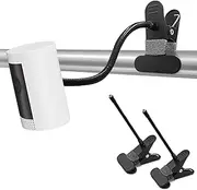SZAOYU 2Pack Flexible Clamp Mount Compatible with Ring Mount Stick Up Cam & Indoor Cam, Flexible Gooseneck Mounting Bracket No Tools or Wall Damage Required