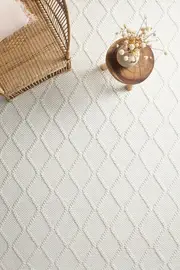 Rug Culture White Hand Loomed Scandi Rug