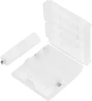4pcs to Battery Converter Adapter Small Battery Box Battery Holder Converter with Box Battery Storage Case for Remote Controls Flashlights Toys for Office Home