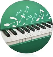 Chopping Blocks, Green And White Piano Keys Printed Chopping Block,fruit Chopping Block,thickened Chopping Block,round Chopping Block