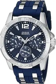 [GUESS] Iconic Blue Stainless Steel Stain Resistant Silicone Watch