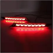 TDTAPN 3-in-1 Functions LED Reflector Lamp Rear Fog Lamp Bumper Light Brake Light Dynamic Turn Signal Compatible for BMW G20 G28 330i 340i M340d