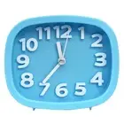 Alarm Clock Compact Durable Portable Bedside Desktop Analog Clock Oval