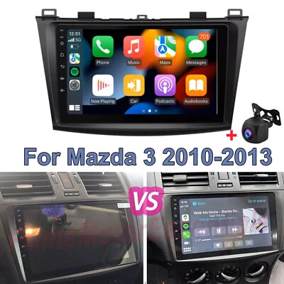 9" For Mazda 3 2010-2013 BL Android 13 CarPlay Stereo Radio Head Unit GPS+CAM (for: Mazda)