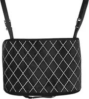 MUCKLILY Car Handbag Holder Back Seat Organizer Storage Net Bag Space-saving Fashion Design Easy to Install