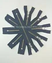 Genuine YKK No 3 Nickel Closed End Zippers (Bulk Purchase)