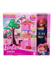 [Barbie] Firefighter Playset