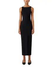 Emporio Armani Strappy Sleeveless Sheath Dress