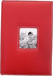 Handmade Family Photo Album 300 Photos in Vintage Pu Cover Red Photo Book Storage