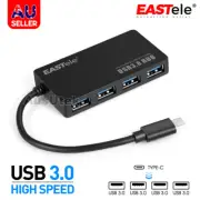 4 Port USB-C Type-C High Speed USB 3.0 Extension Hub Splitter For Macbook Laptop