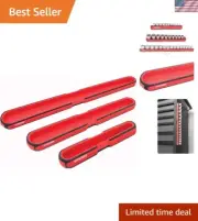 3-Piece Magnetic Socket Storage and Parts Accessory Tray Set, Small 6-Inch, M...