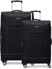 [Carriall] Eternal Combo Set Luggage, Black, Large & Medium, Eternal