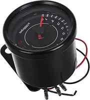 ZUNOXAZ Motorcycle Tachometer Gauge with Led Backlight for Single-Cylinder Engines High-Performance Speedometer for Modified Motorbikes Accurate Speed Tracking Nighttime Visibility