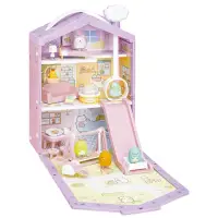 在飛比找momo購物網優惠-【TAKARA TOMY】角落生物 角落小夥伴娃娃屋 紫(睡