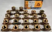 20 Nibco 1/2" Bronze / Brass 90 Degee Drop Ear Elbow Sweat Fittings
