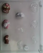 EASTER ASSORTMENT BITE SIZE CHOCOLATE CANDY MOLD DIY PARTY FAVORS CC