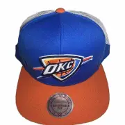 Mitchell and Ness Oklahoma City Thunder Snapback Hat OKC NBA Basketball New